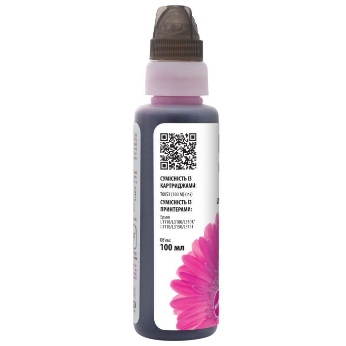 Чернила Barva Epson 115 100 мл, BК pigmented, OneKey (1K) (E115-865-1K) изображение 2