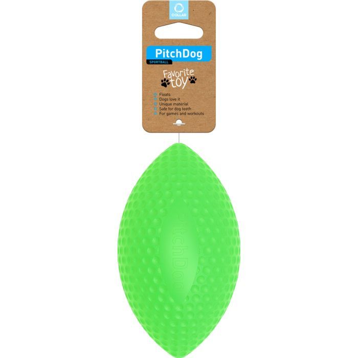 Игрушка для собак Collar PitchDog мяч для апорта d:9 см салатовый (62415) изображение 2