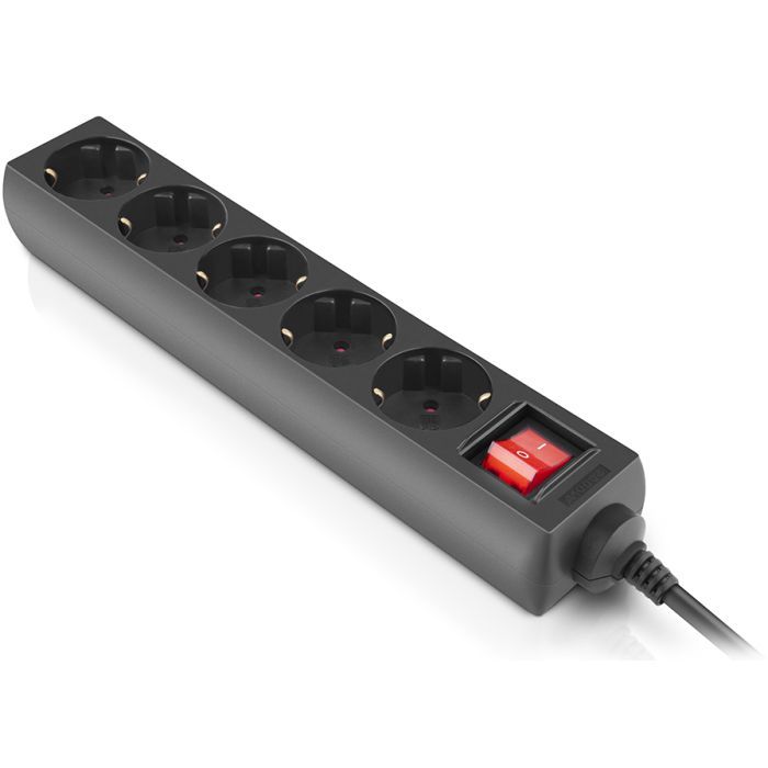 Мережевий фільтр живлення REAL-EL RS-Protect M 3m, black (EL122300028) зображення 3