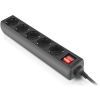 Мережевий фільтр живлення REAL-EL RS-Protect M 3m, black (EL122300028) зображення 3