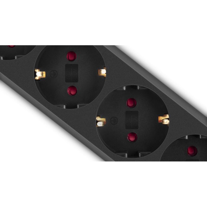 Мережевий фільтр живлення REAL-EL RS-Protect M 3m, black (EL122300028) зображення 7