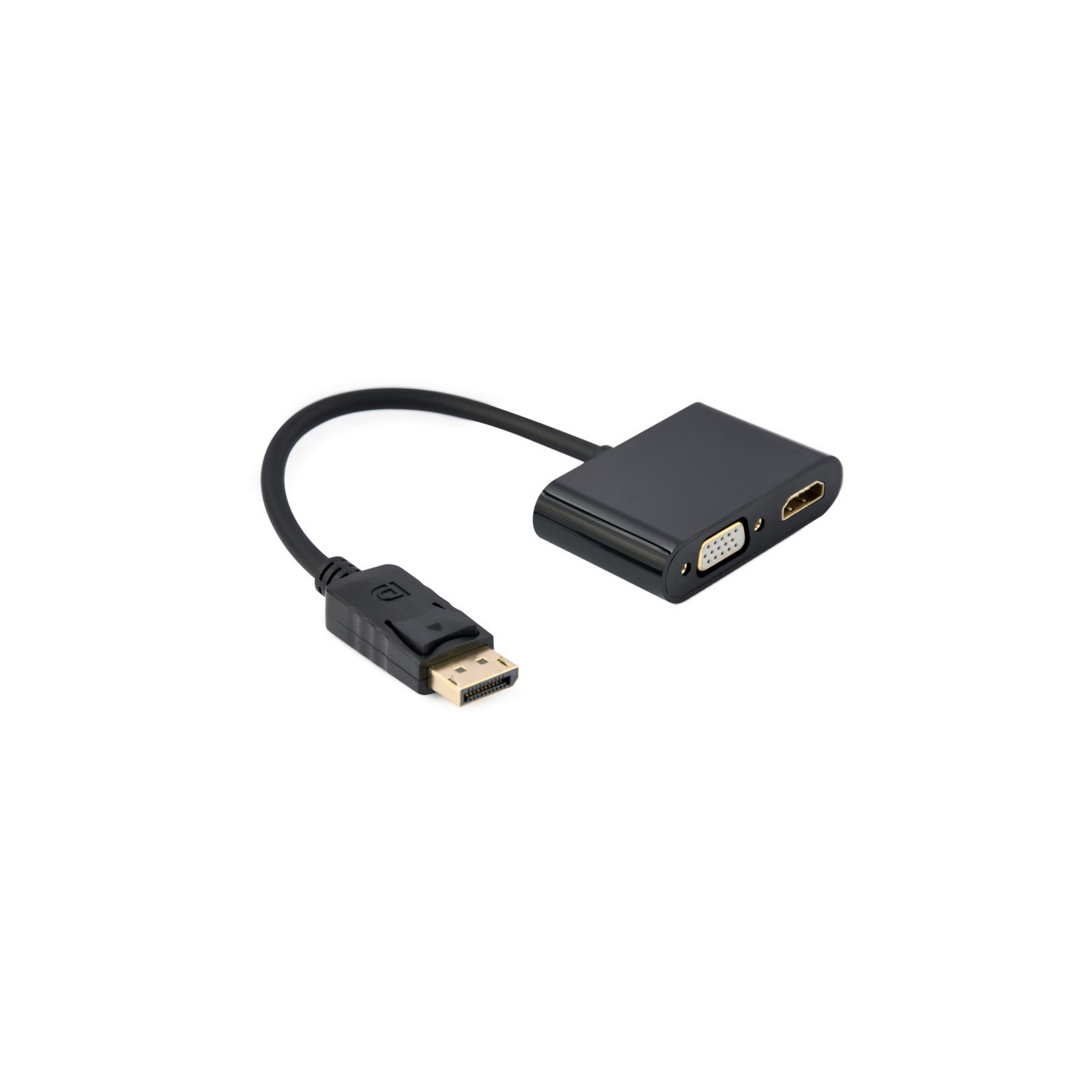 Переходник Cablexpert DisplayPort to HDMI/VGA (A-DPM-HDMIFVGAF-01)