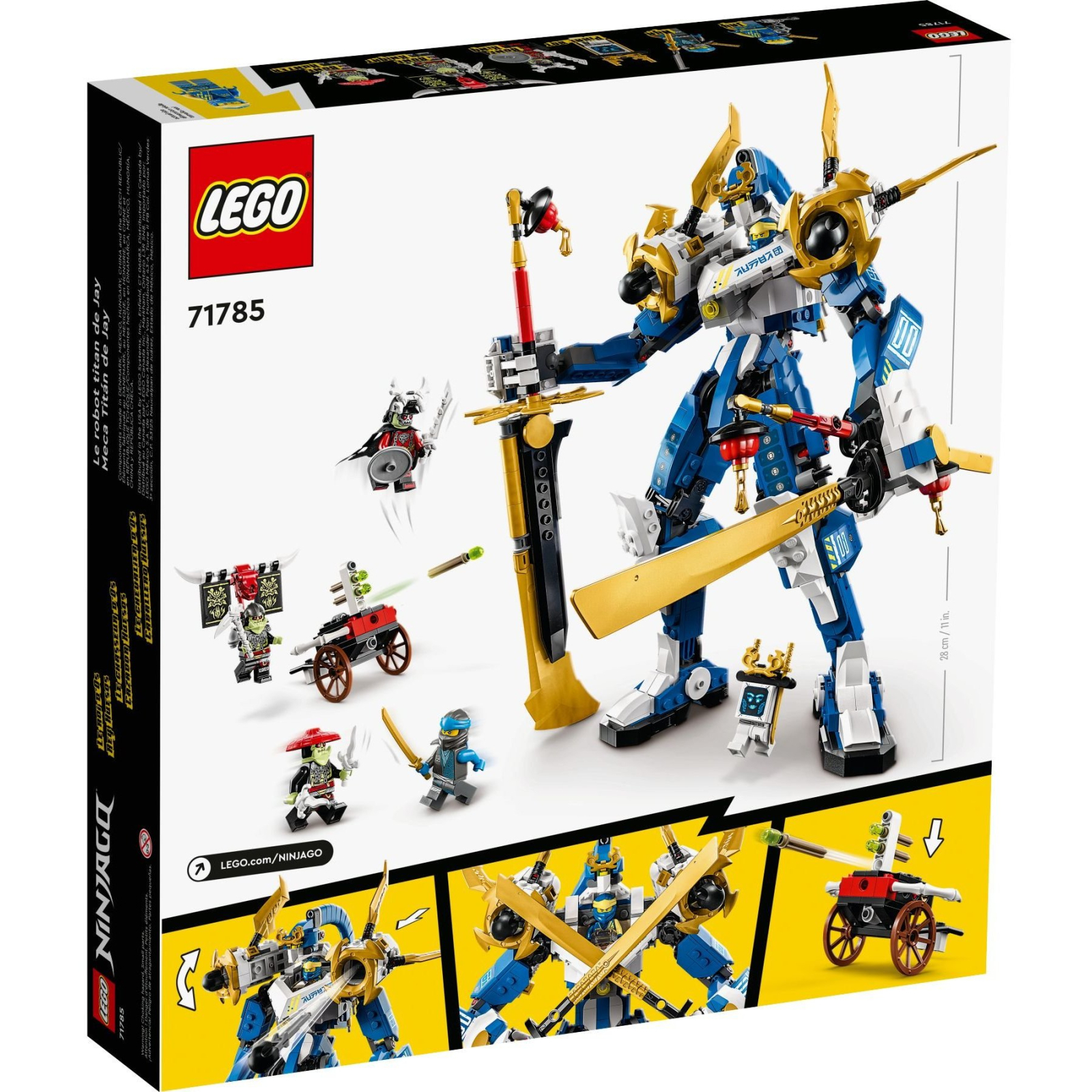 Конструктор LEGO Ninjago Робот-титан Джея 794 детали (71785) изображение 8
