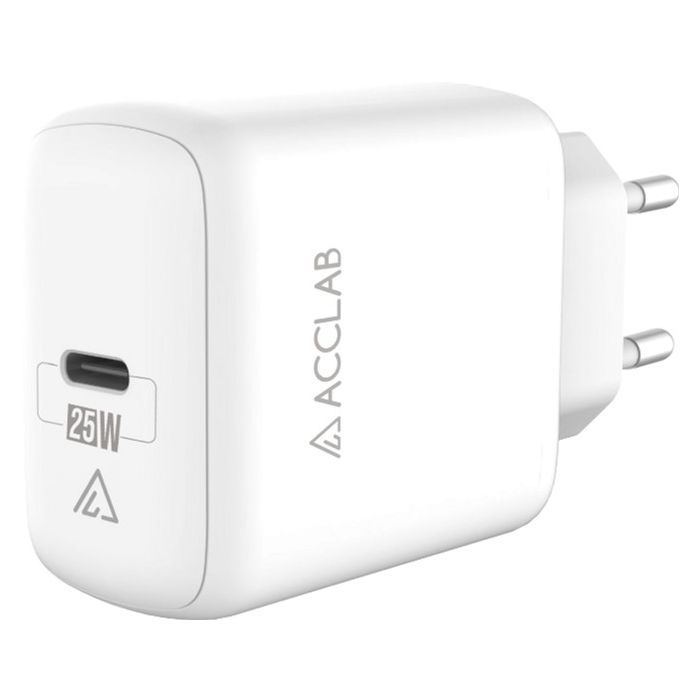 Зарядное устройство ACCLAB AL-TC125 1хType-C 5В/3A/25W QC/PD3.0 (1283126538841)