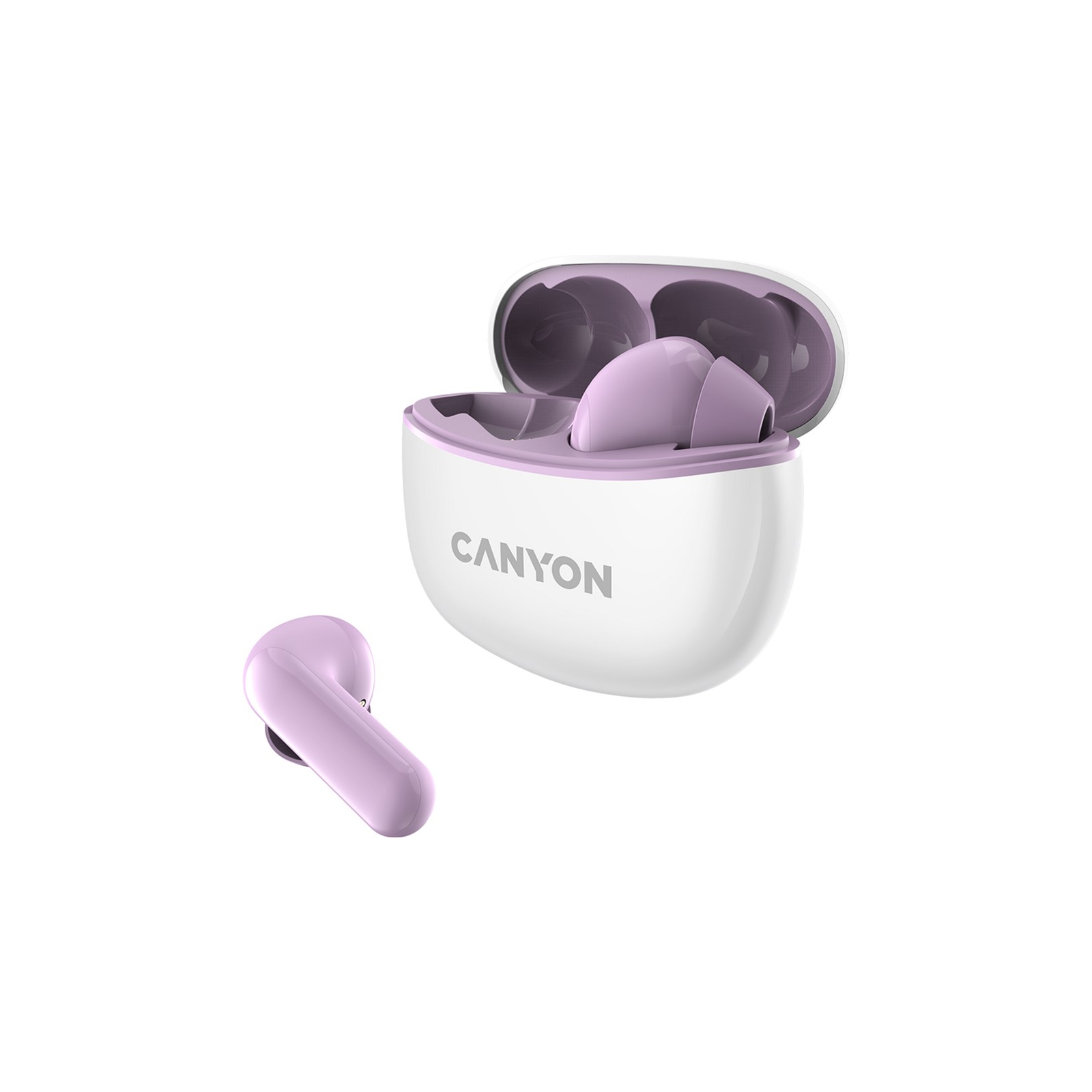 Навушники Canyon TWS-5 Purple (CNS-TWS5PU) зображення 3