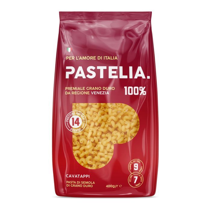 Макароны Pastelia Рожки крученые 400 г (4820167530402)