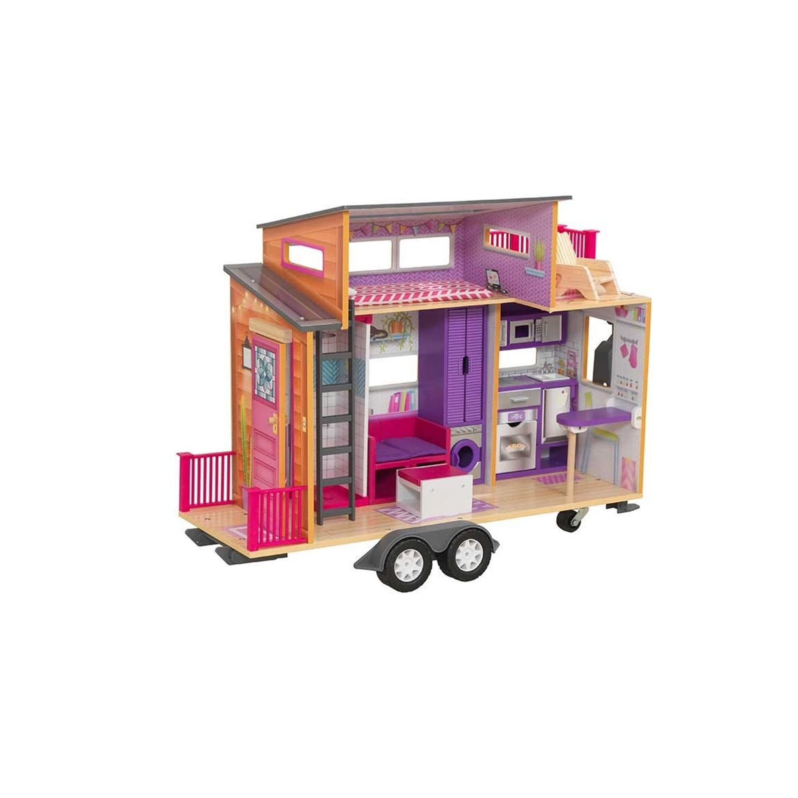 Игровой набор KidKraft Кукольный домик прицеп Teeny House (65948) изображение 2