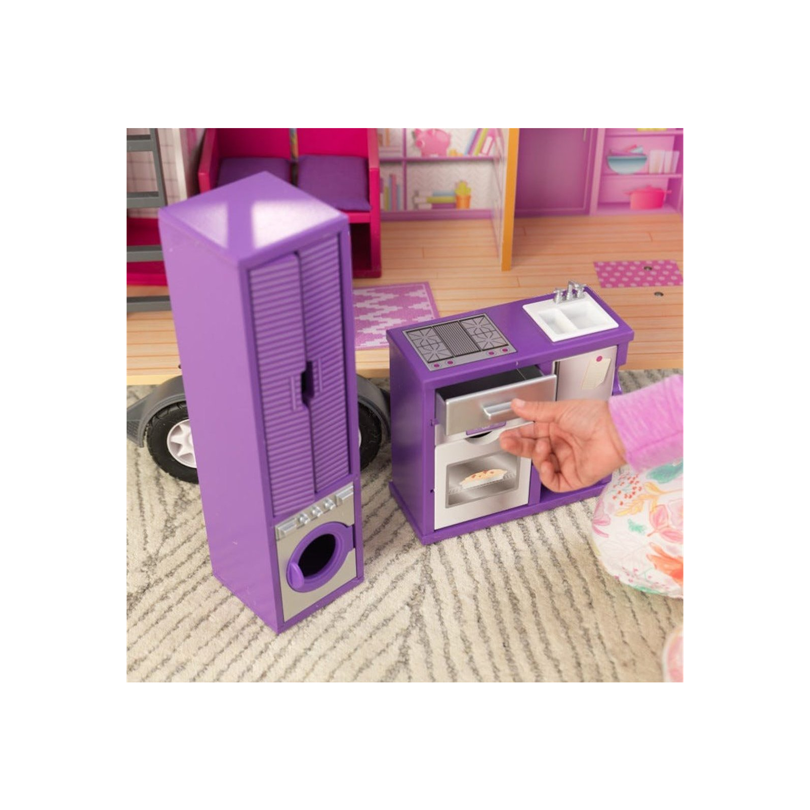 Игровой набор KidKraft Кукольный домик прицеп Teeny House (65948) изображение 9