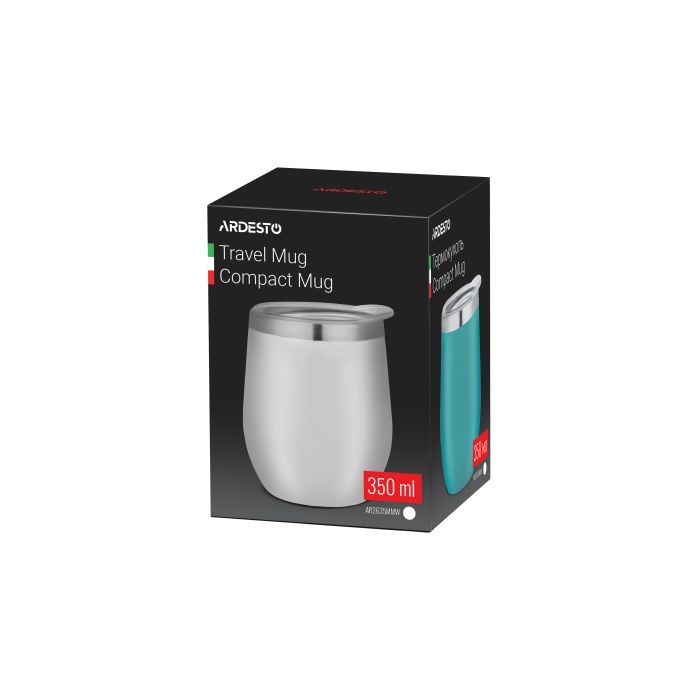 Термокружка Ardesto Compact Mug 350 мл Black (AR2635MMB) зображення 5