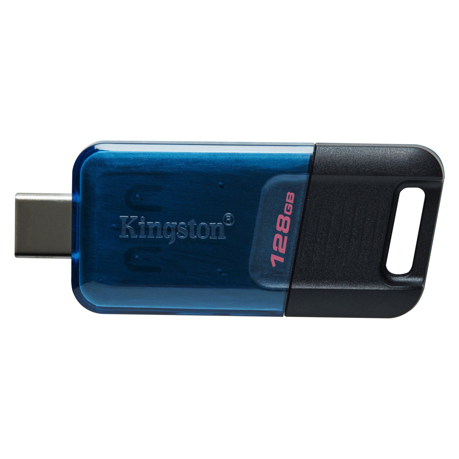 USB флеш накопичувач Kingston DataTraveler 80 M Blue/Black (DT80M/128GB) зображення 3