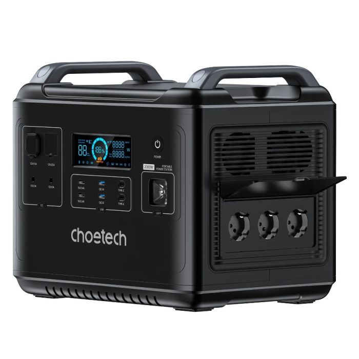 Зарядная станция Choetech BS006 2000W (BS006) изображение 3