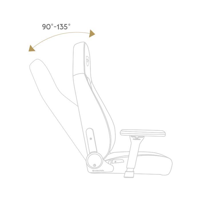 Кресло игровое Noblechairs Icon Black (NBL-ICN-PU-BLA) изображение 7