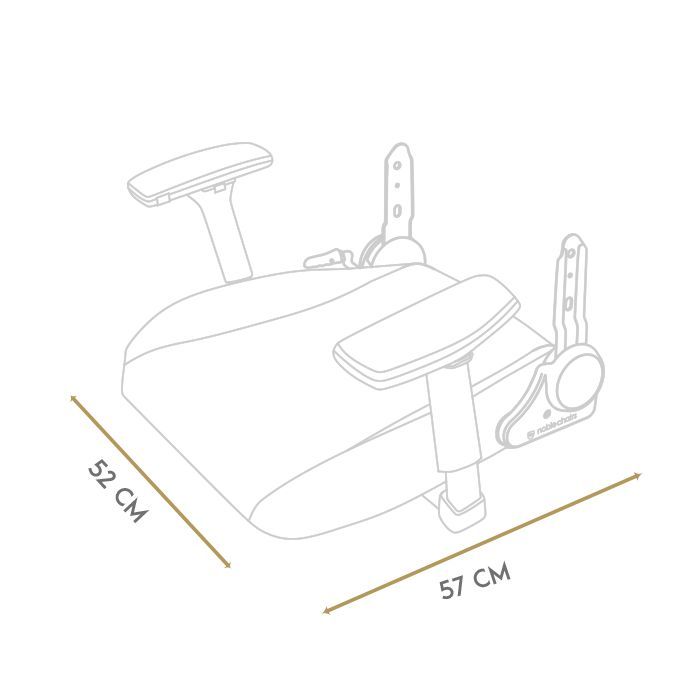 Кресло игровое Noblechairs Icon Black (NBL-ICN-PU-BLA) изображение 8
