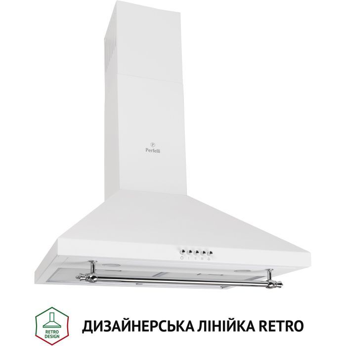 Вытяжка кухонная Perfelli K 6432 WH 850 LED RETRO изображение 2