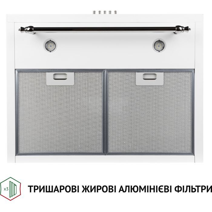 Вытяжка кухонная Perfelli K 6432 WH 850 LED RETRO изображение 5