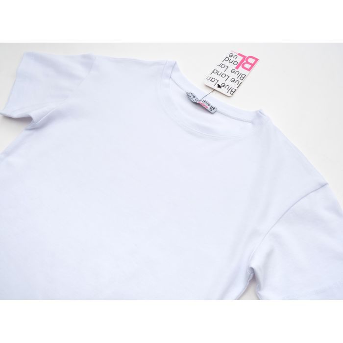 Футболка детская Blueland базовая (3700-152G-white) изображение 3