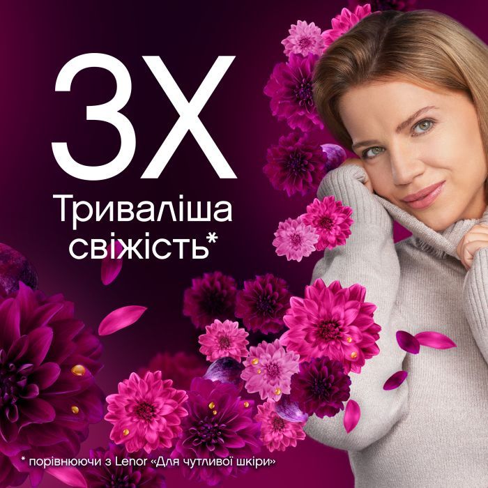 Кондиционер для белья Lenor Бриллиантовый инжир и вода лотоса 1200 мл (8006540909300) изображение 4