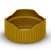 Фитинг для СЖО Ekwb EK-Quantum Torque Compression Ring 6-Pack HDC 16 - Satin Gold (3831109836163) изображение 2