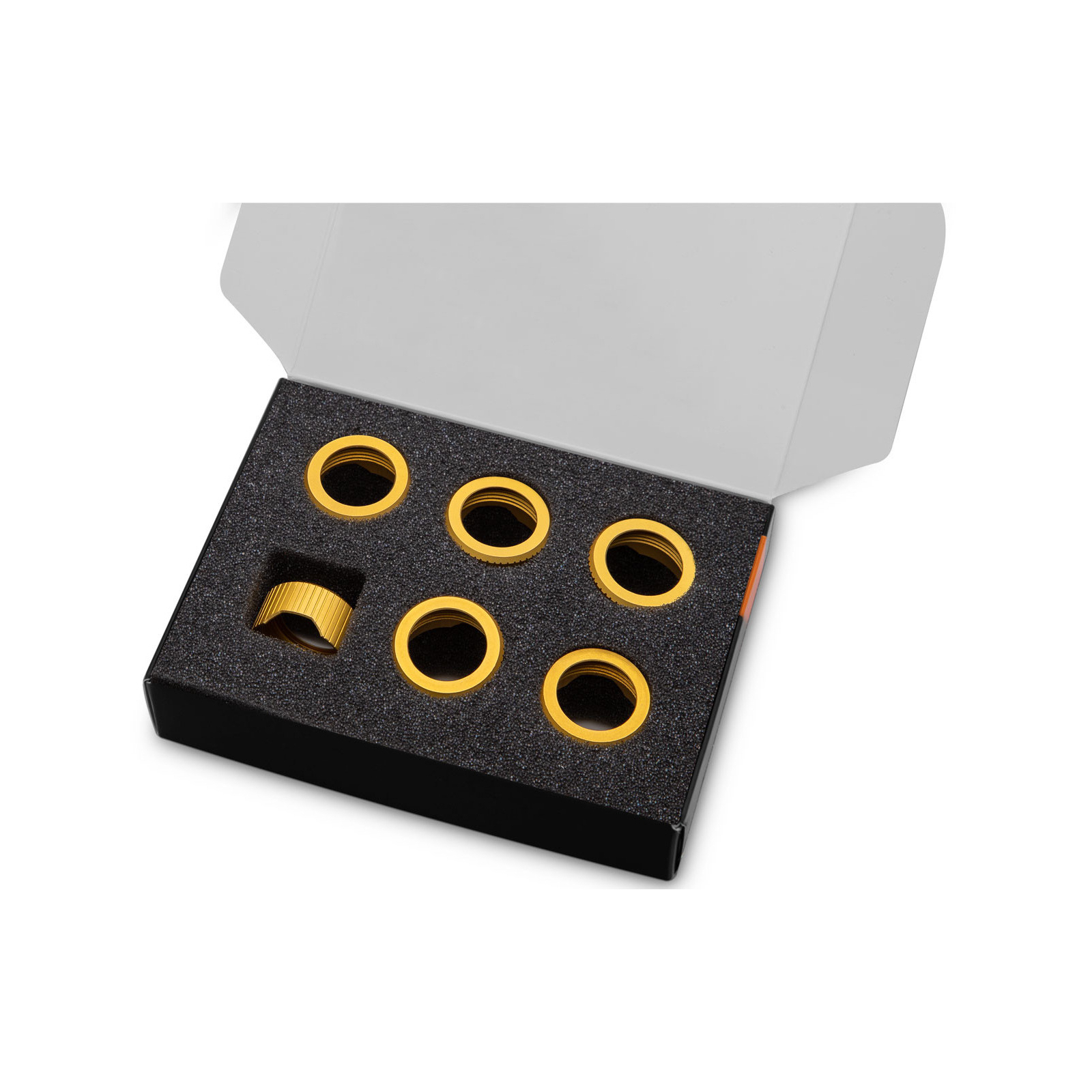 Фитинг для СЖО Ekwb EK-Quantum Torque Compression Ring 6-Pack HDC 16 - Satin Gold (3831109836163) изображение 5