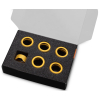 Фітинг для СРО Ekwb EK-Quantum Torque Compression Ring 6-Pack HDC 16 - Satin Gold (3831109836163) зображення 5