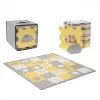 Детский коврик Kinderkraft Luno Shapes Yellow 30 элементов (5902533919338) изображение 5