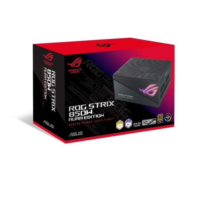 Блок питания ASUS 850W ROG STRIX PCIE5 Gold Aura Edition (90YE00P2-B0NA00) изображение 11