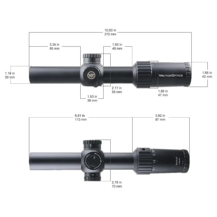 Оптический прицел Vector Optics Taurus 1-6X24 SFP (SCOC-42) изображение 11