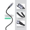 Дата кабель USB-C to USB-C 3.0m 5A 100W US316 Black Ugreen (90120) зображення 6