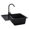Мойка кухонная Kroner KompositSCH-6550 (CV027409) изображение 5