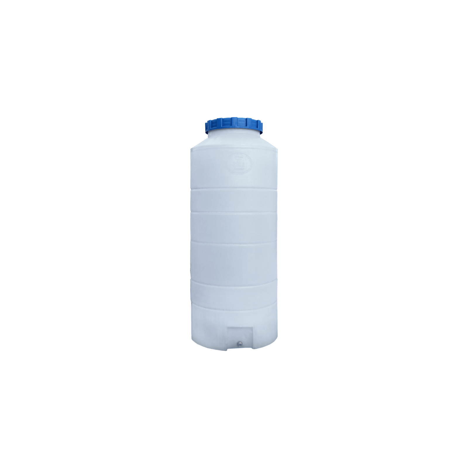 Ємність для води Пласт Бак вертикальна харчова 300 л вузька біла (814) зображення 2