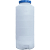 Емкость для воды Пласт Бак вертикальная пищевая 300 л узкая белая (814) изображение 2