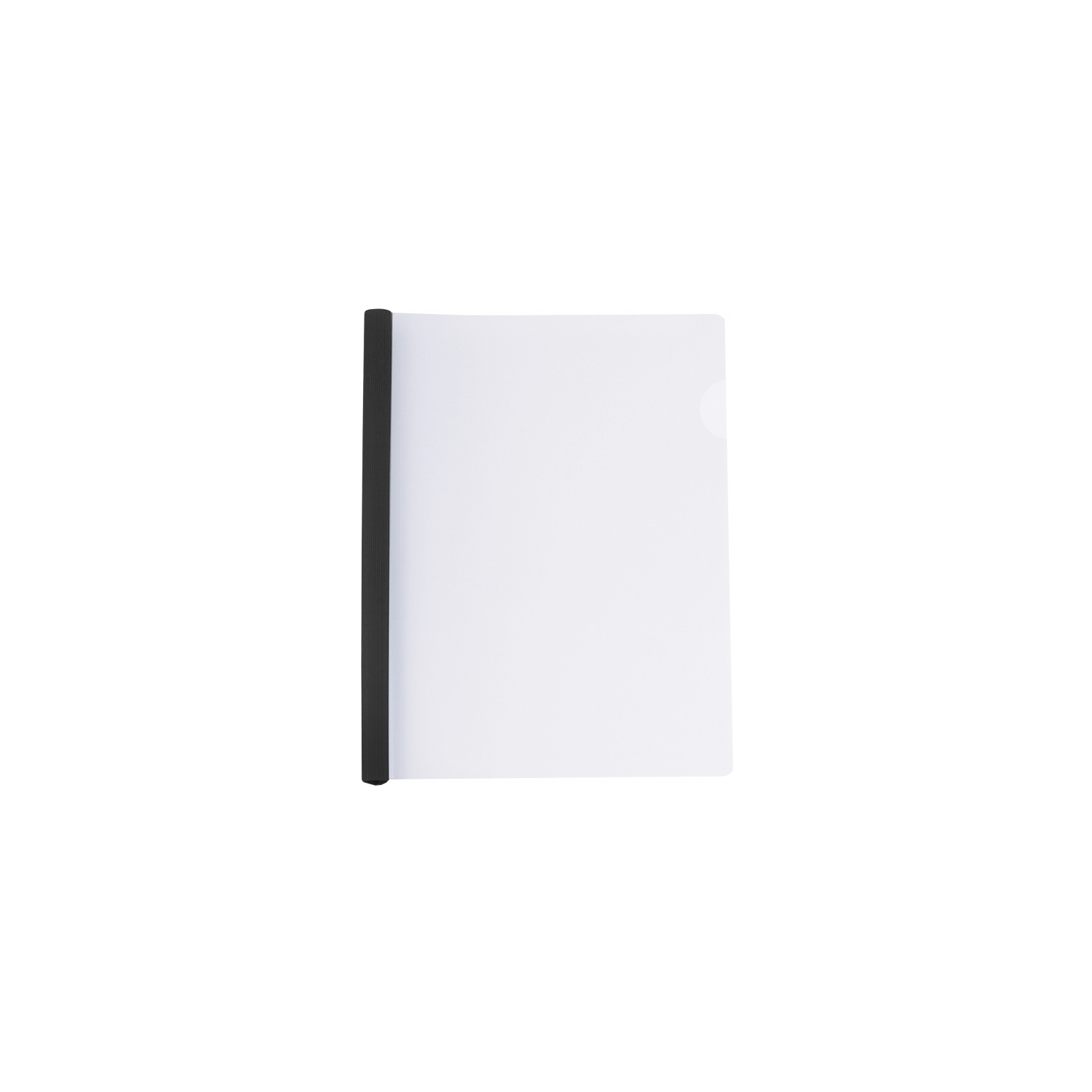 Папка-скоросшиватель Economix А4 с планкой-зажимом 15 мм (2-95 листов), черная (E31211-01)