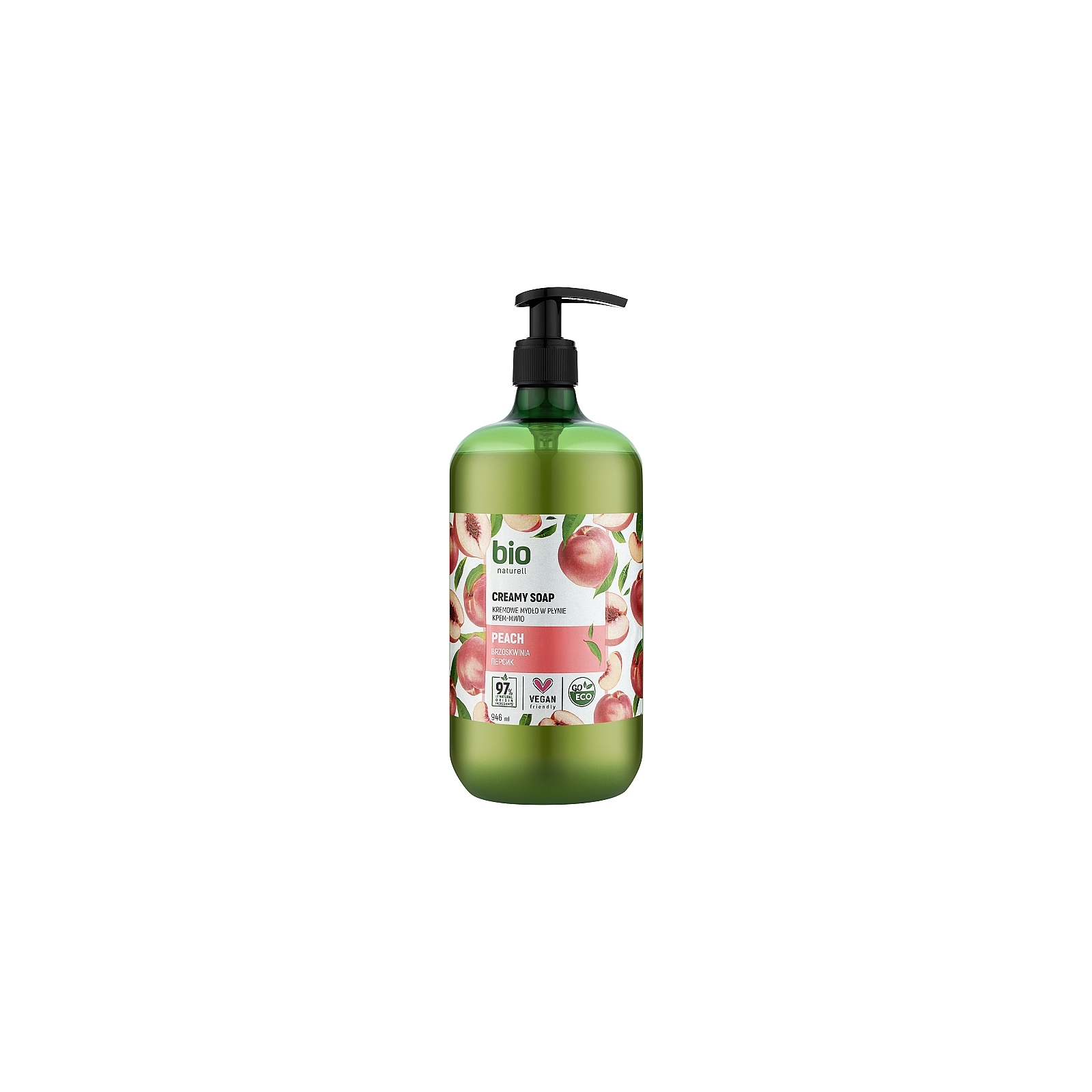 Рідке мило Bio Naturell Peach Creamy Soap Персик 946 мл (4820168434419)