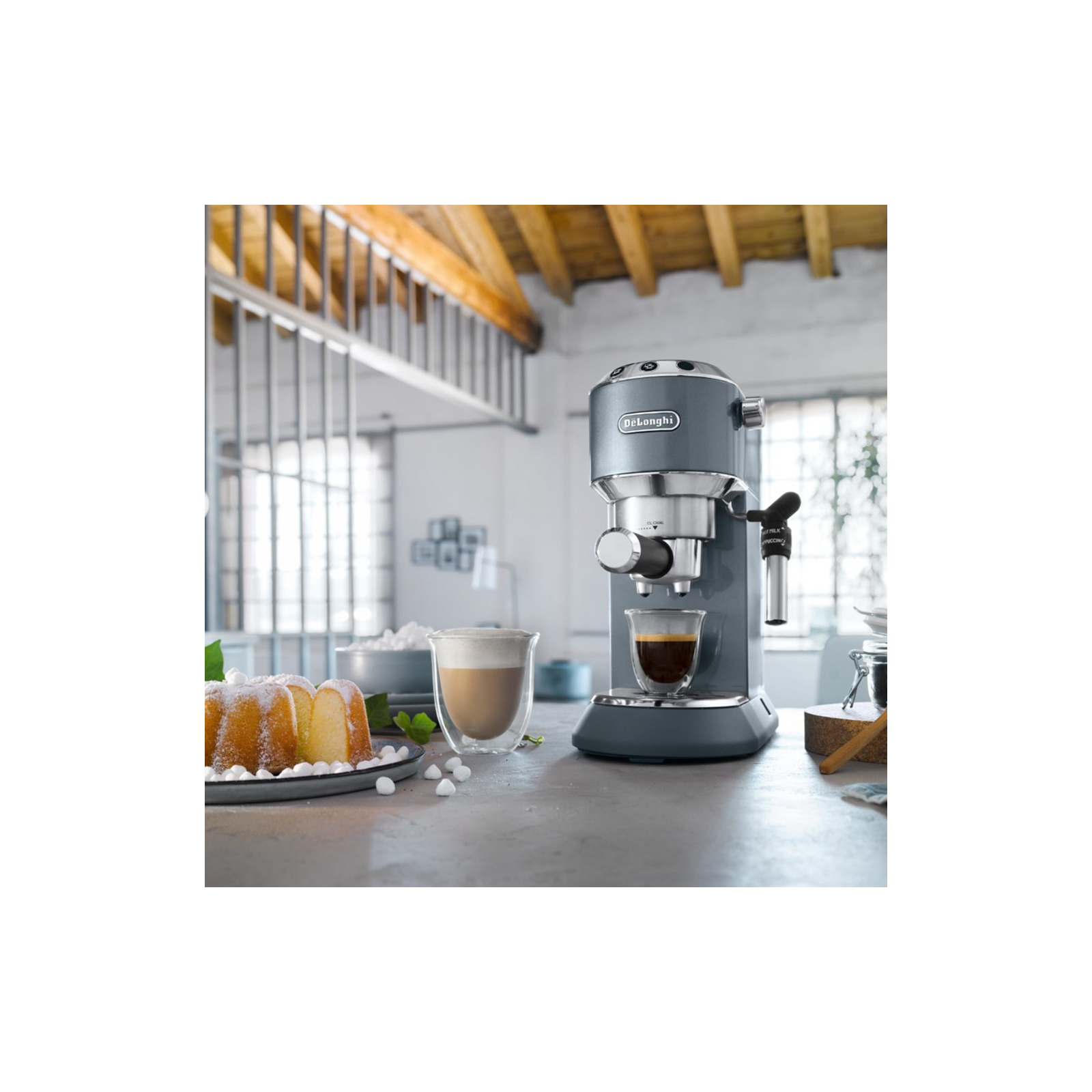 Рожковая кофеварка эспрессо DeLonghi EC 785 AE (EC785AE) изображение 5