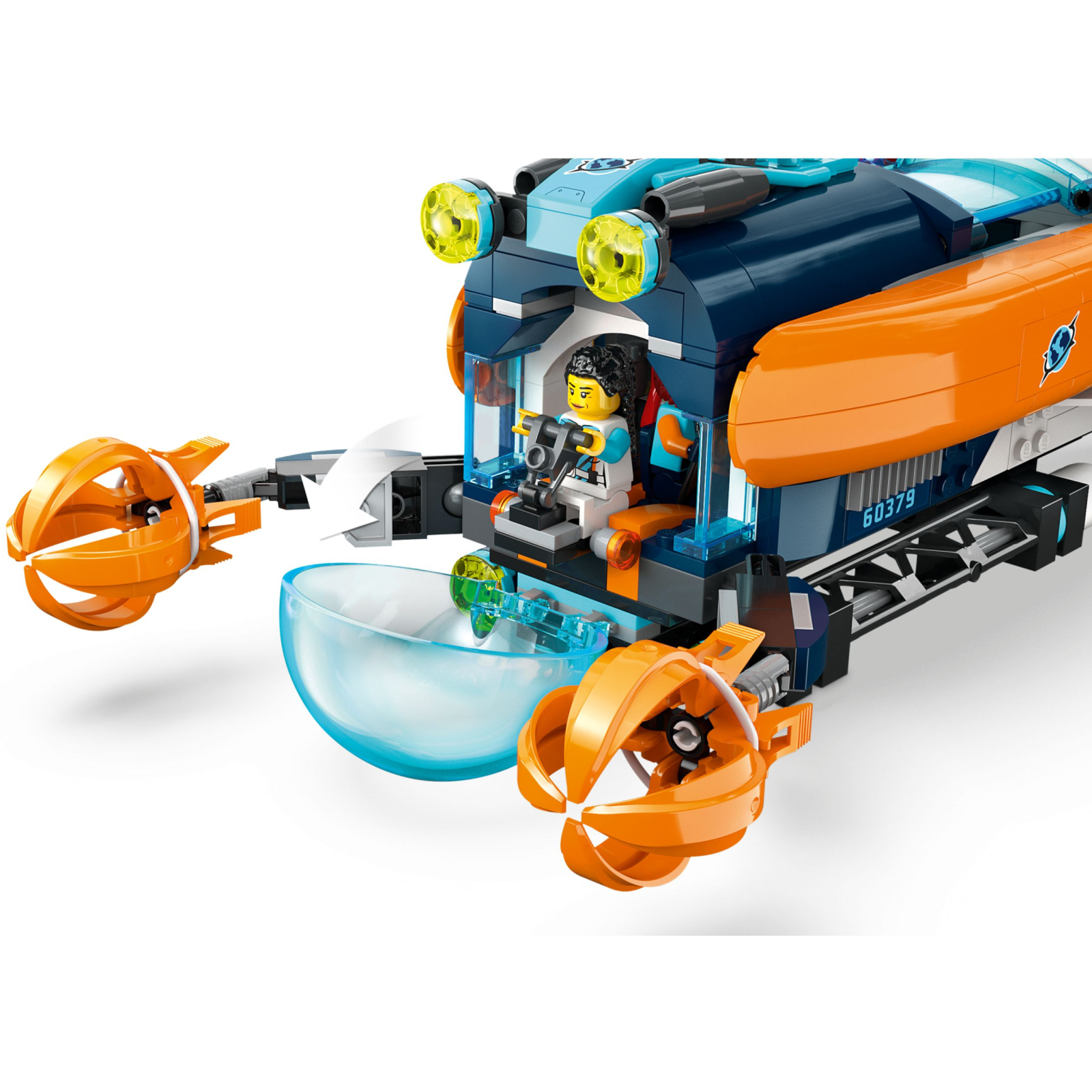 Конструктор LEGO City Глибоководний дослідницький підводний човен 842 деталей (60379) зображення 5