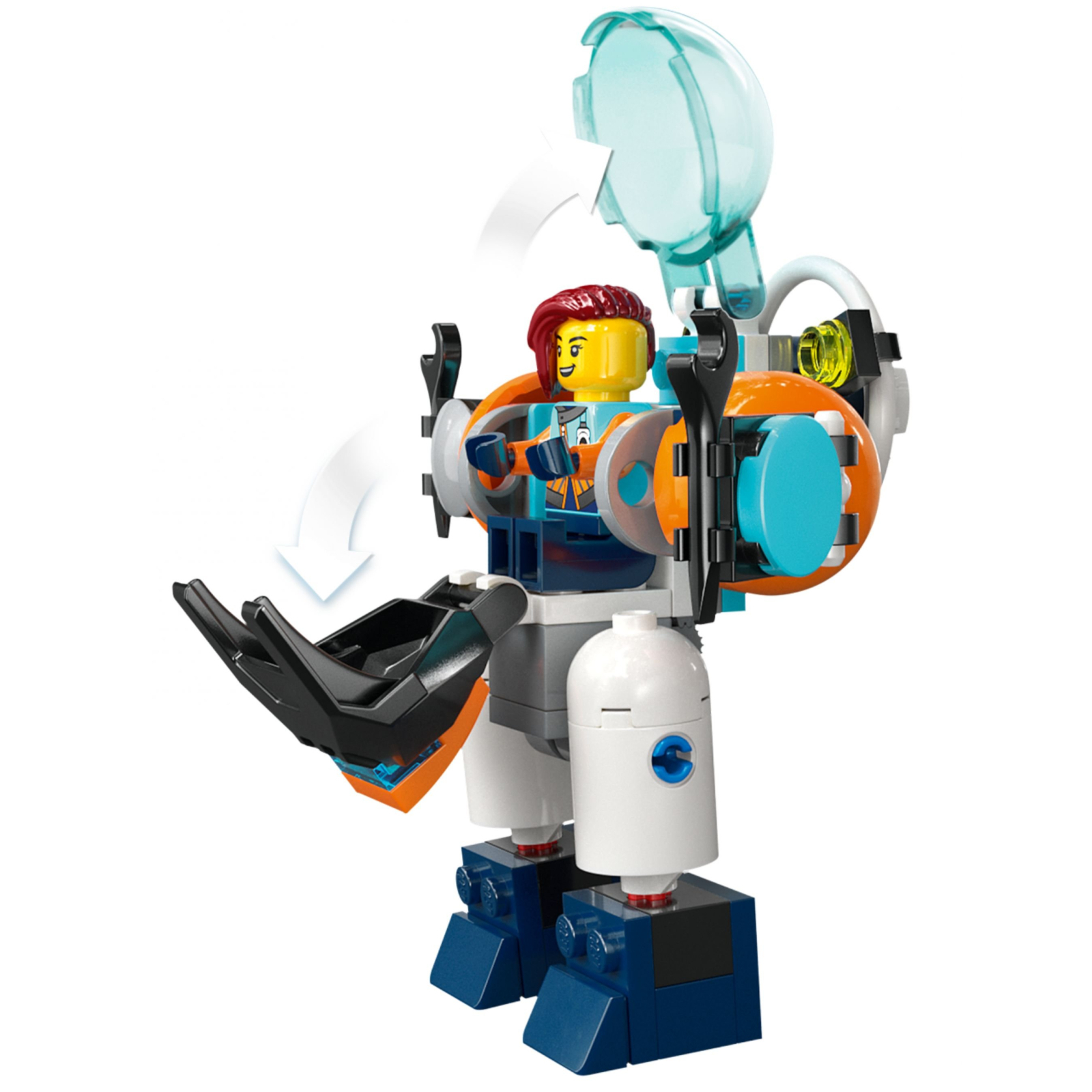 Конструктор LEGO City Глубоководная исследовательская подлодка 842 деталей (60379) изображение 6