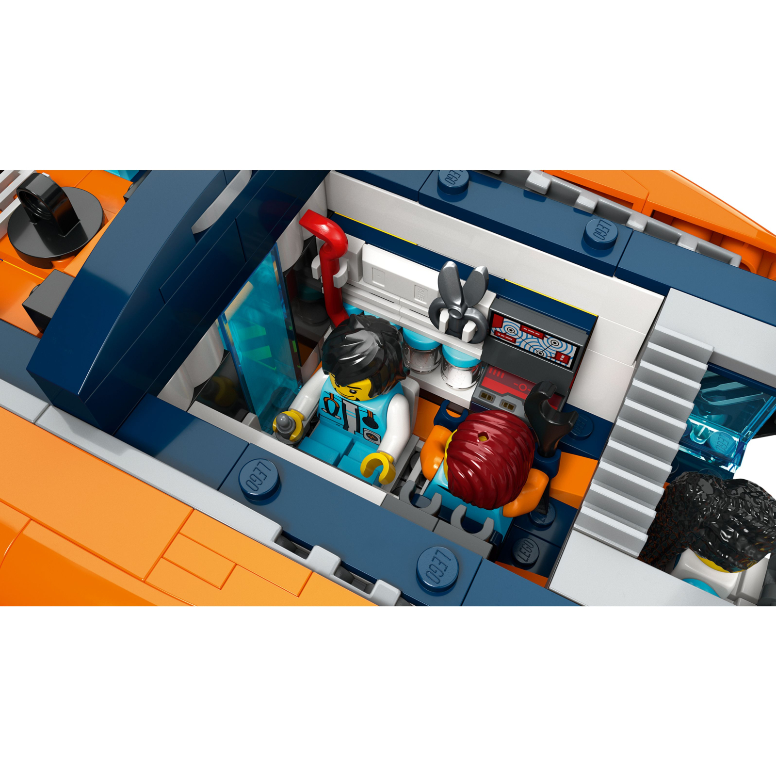 Конструктор LEGO City Глубоководная исследовательская подлодка 842 деталей (60379) изображение 7