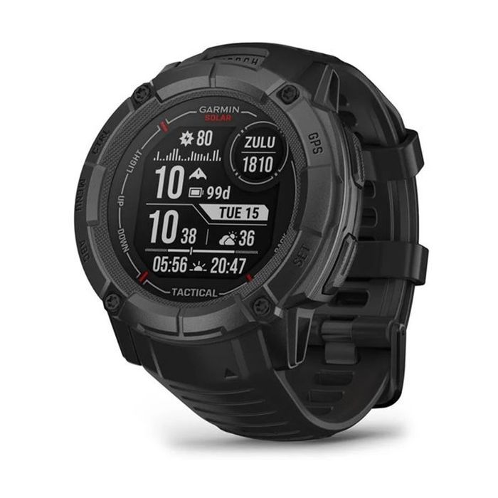 Смарт-годинник Garmin Instinct 2X, Solar, Tactical Edition, Black, GPS (010-02805-03)