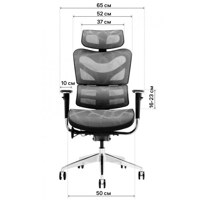 Офисное кресло GT Racer X-702 Gray (X-702 Gray (W-70)) изображение 10