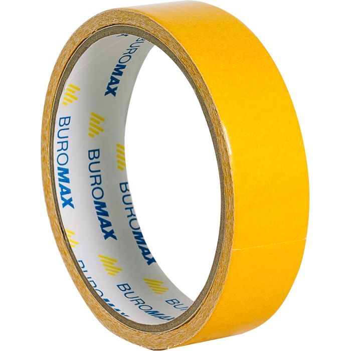 Скотч Buromax двосторонній на поліпропіленовій основі 24 мм х 5 м (BM.7507)