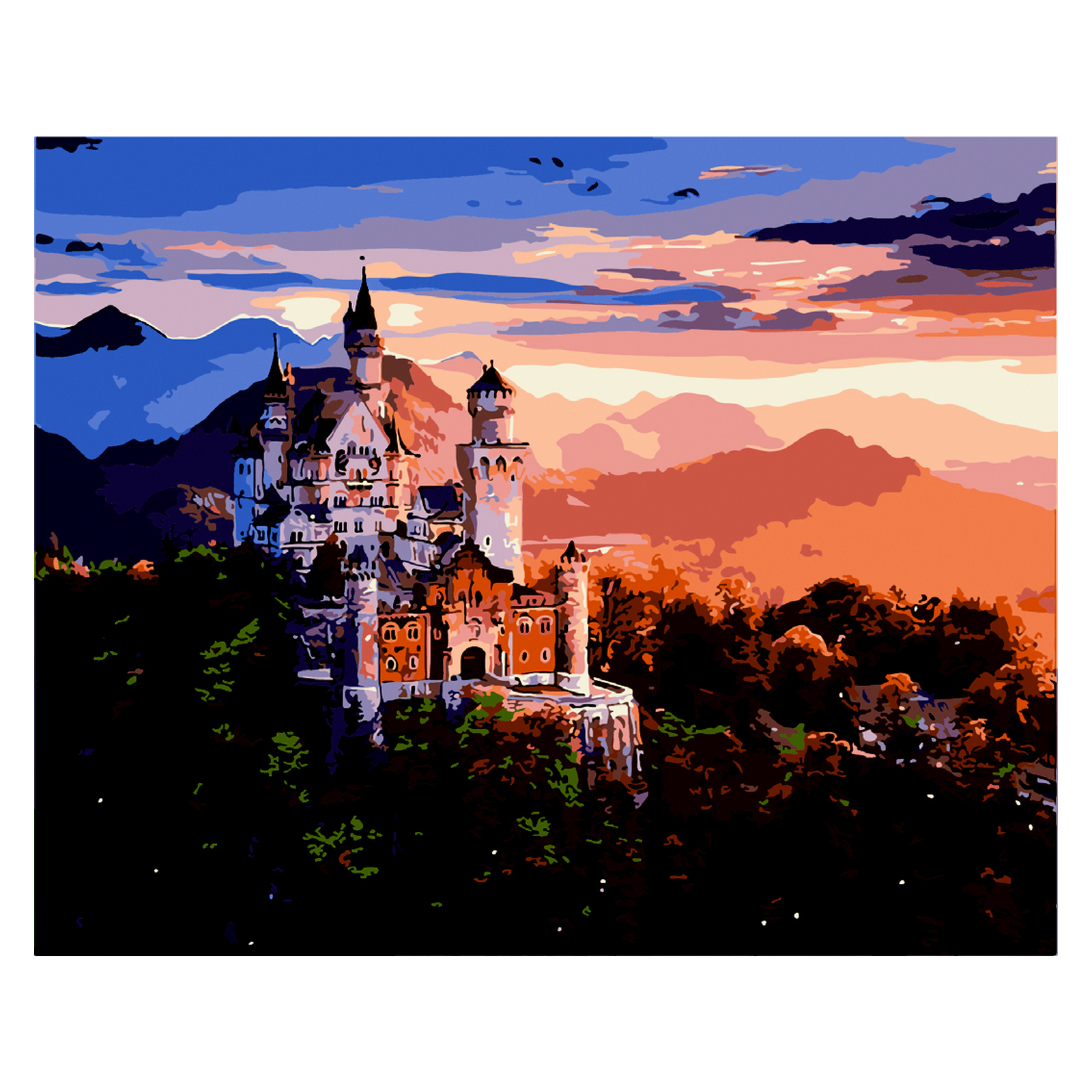 Картина по номерам ZiBi ART Line Замок в горах 40*50 см (ZB.64106)