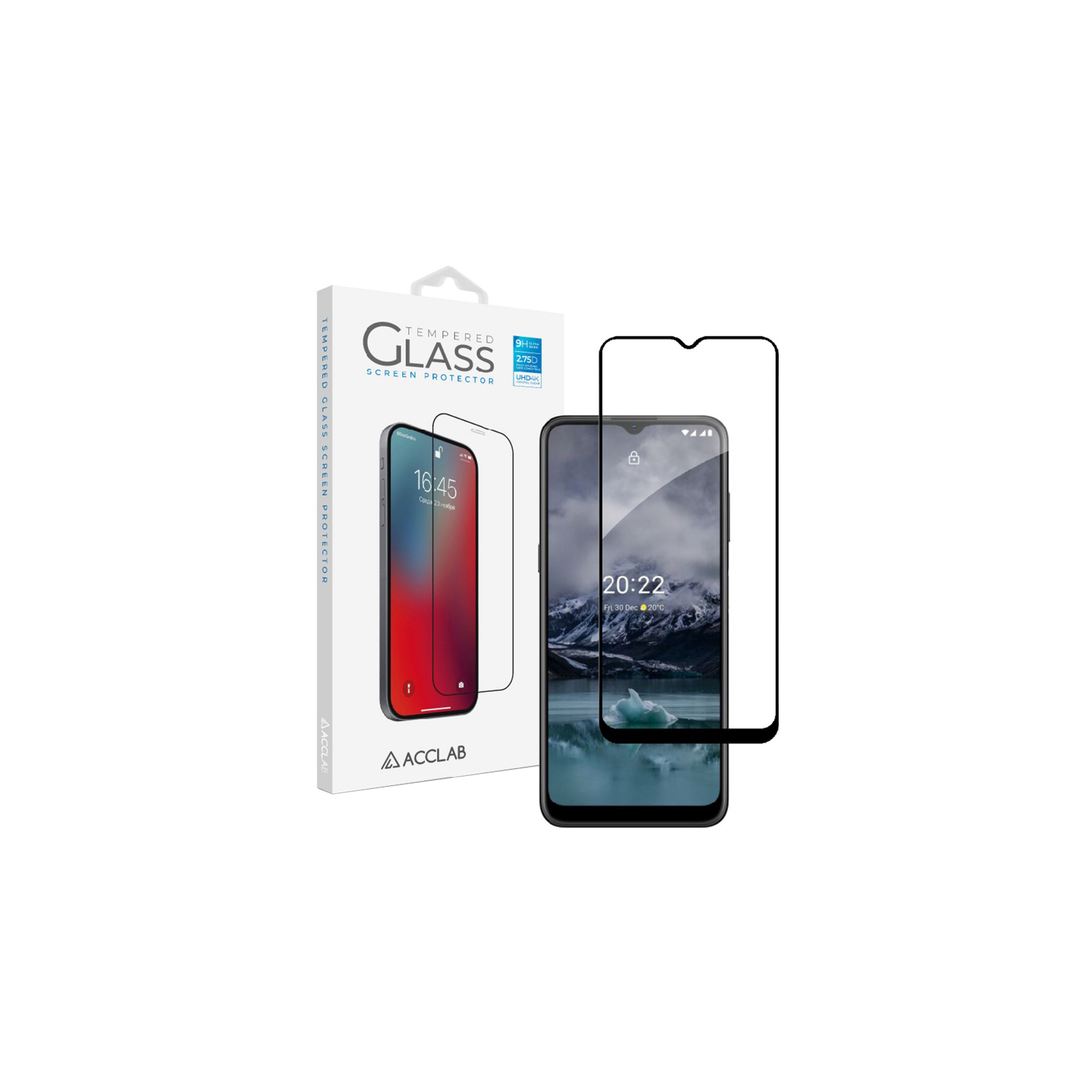 Стекло защитное ACCLAB Full Glue Nokia G11 (1283126535161)