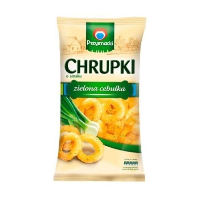 Чіпси Przysnacki кукурудзяні зі смаком зеленої цибулі 150 г (5900073020293)