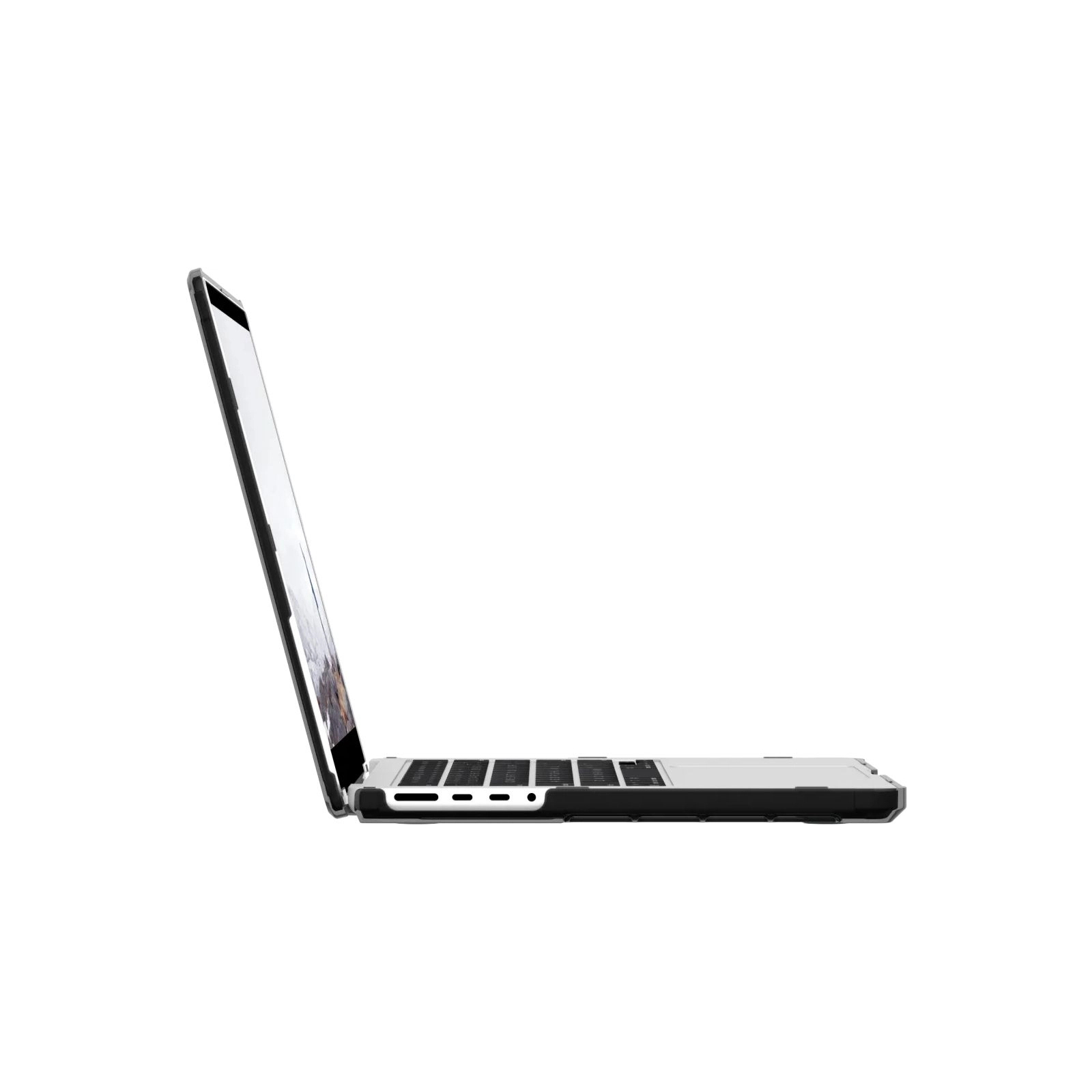 Чехол для ноутбука UAG 14" Apple MacBook 2021 Lucent, Black/Black (134001114040) изображение 7