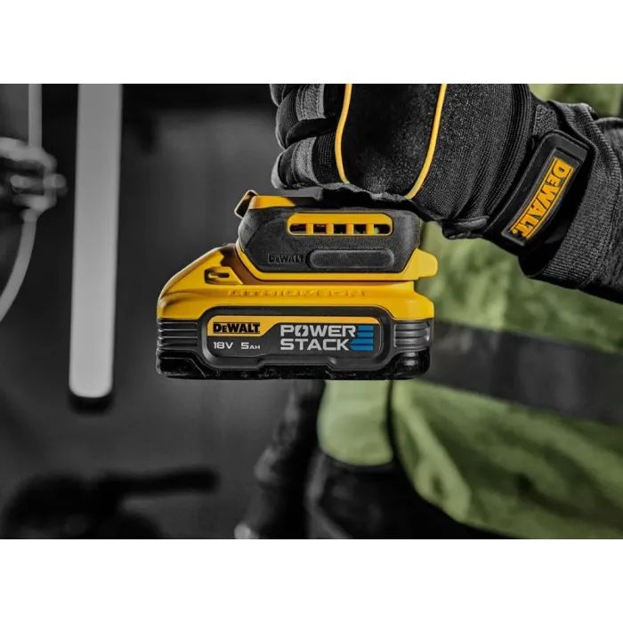 Аккумулятор к электроинструменту DeWALT 18 В XR Li-lon PowerStack 5Ah, 2 шт. (DCBP518H2) изображение 7