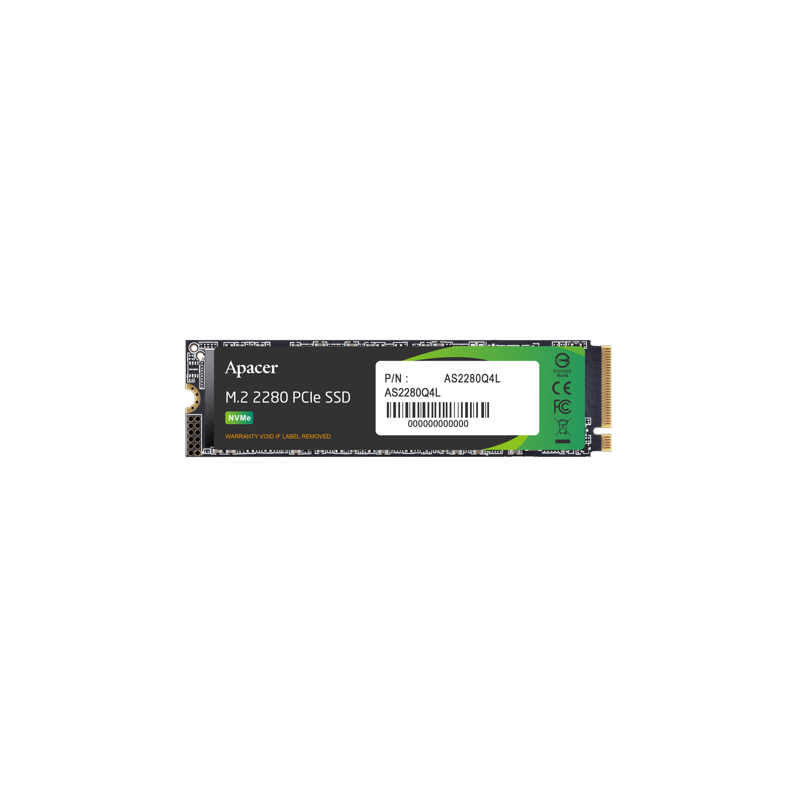 Накопичувач SSD M.2 2280 1TB Apacer (AP1TBAS2280Q4L-1)