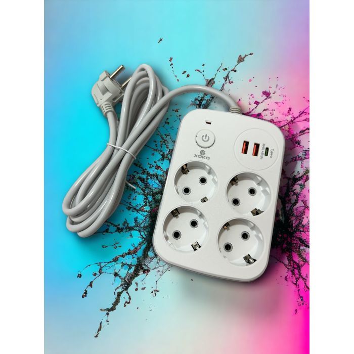 Сетевой фильтр питания XoKo XK-SP-4-2-1-WH изображение 3