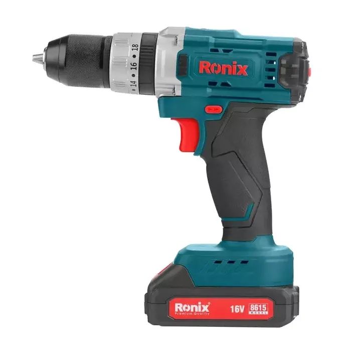 Шуруповерт Ronix аккумуляторный 16В, 1.5Ah x 2 (8615)