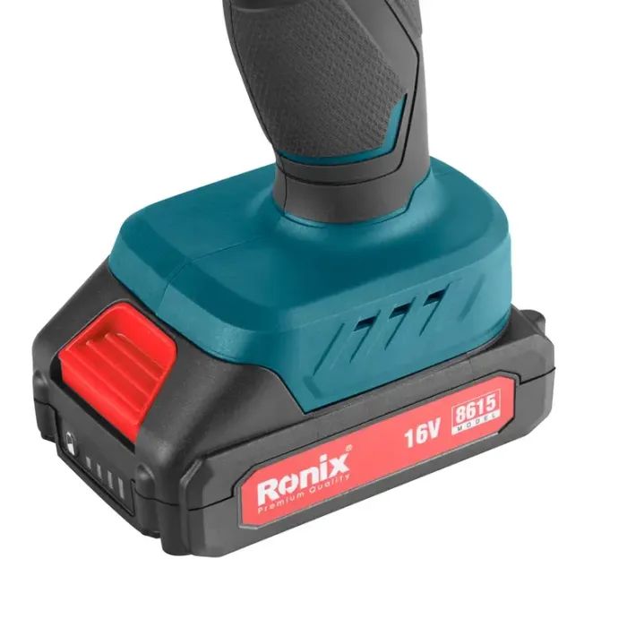 Шуруповерт Ronix аккумуляторный 16В, 1.5Ah x 2 (8615) изображение 5