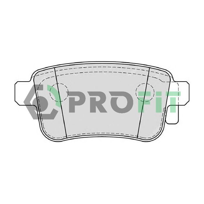Гальмівні колодки Profit 5000-4186